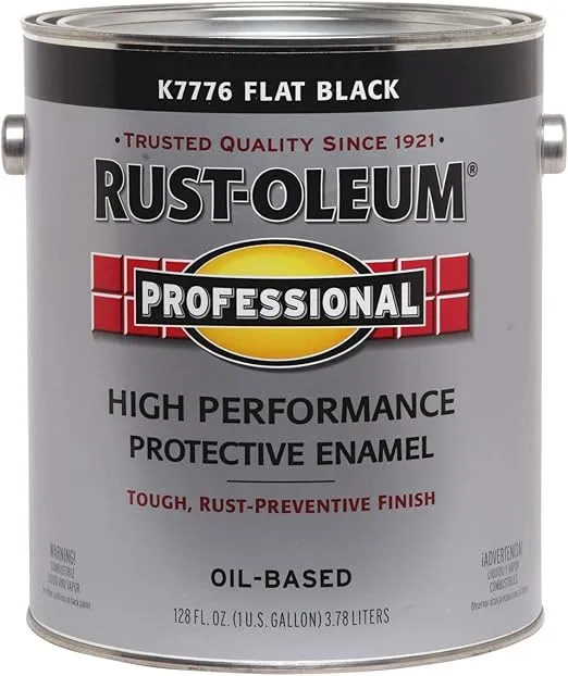 RUST-OLEUM K7776-402 VOC+Compliant+Enamel2, 1 Gallon (Pack of 1), Black, 128 Fl Oz
