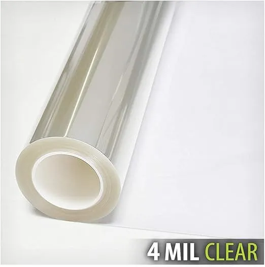 BDF S4MC Window Film Security and Safety 4 Mil Clear - 24in X 23ft