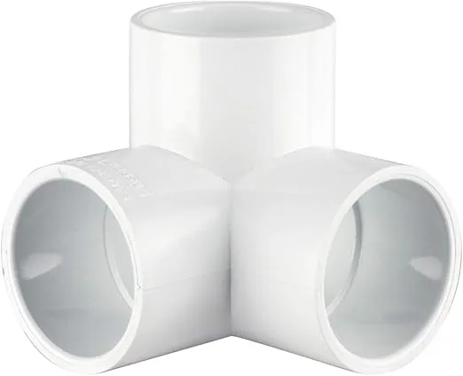 Circo 34-U 1.25 in. 3 Way L PVC Pipe Fitting - Utility Grade