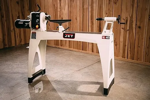 JET 16" x 40" EVS Woodworking Lathe, 1-1/2 HP, 1Ph 115V (Model JWL-1640EVS)