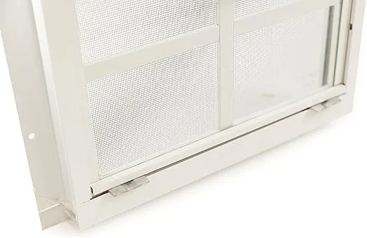 Shed Window 18" W x 23" H, J-Lap, for Sheds, Playhouses, and Chicken Coops 1 PK (White)