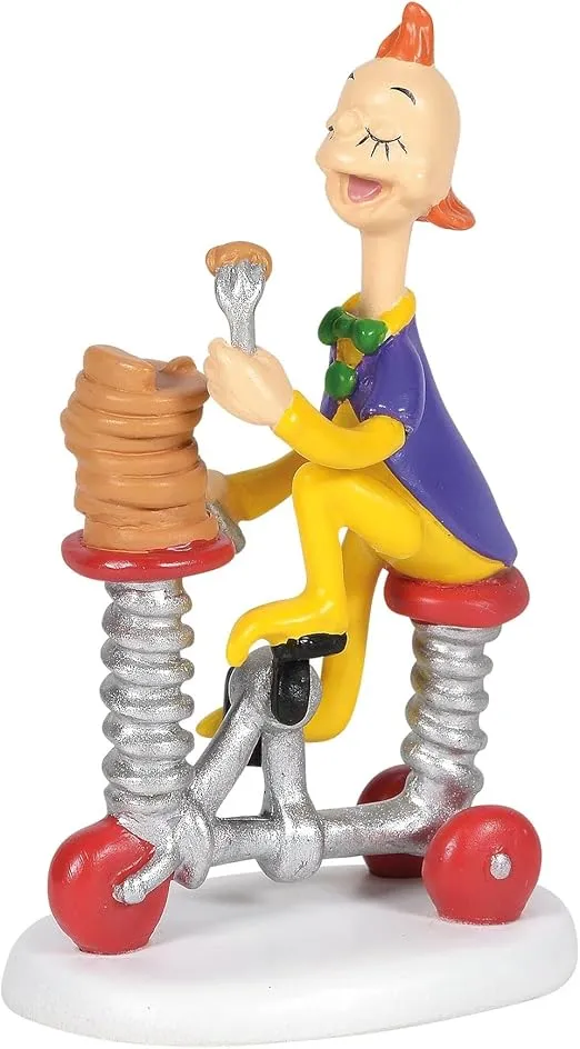 Department 56 Grinch Village Accessories Whoville Pancakes to Go Figurine, 2.75 Inch, Multicolor