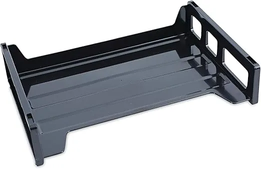 UNV08100 - Universal Side Load Letter Desk Tray, Black