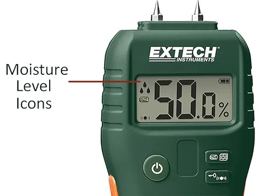 Extech MO55 – Combination Pin/Pinless Moisture Meter