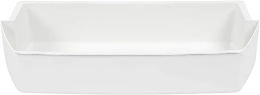 Kojem 2187172 WP2187172 Refrigerator Door Bin Shelf Compatible with Most Roper, Kitchenaid, Kirkland Whirlpool Refrigerator Replacement AP6006028 2187172K 2187194 2187194K PS11739091 White - 1 PC