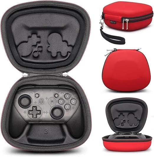 sisma Switch Pro Controller Case Compatible with Official Nintendo Switch Pro Controller, Hard Shell Travel Protective Cover Controller Holder Storage Case Carrying Bag Home Safekeeping