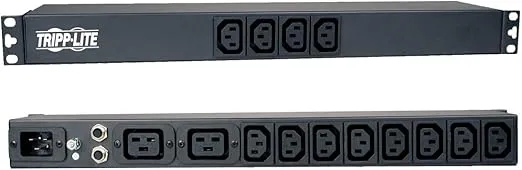 Tripp Lite 14 Outlet 1U Rack Mount PDU for Network Server Racks 100-240V 16A C13 C19 C20 PDU12IEC