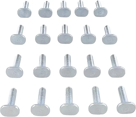 DCT Tee Bolt Set – 20 Pack 1in T Bolts for Woodworking, T Track Bolts Jig Bolts, 1/4in 20 Thread T Bolt