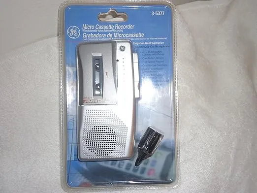 GE 35373 Microcassette Recorder