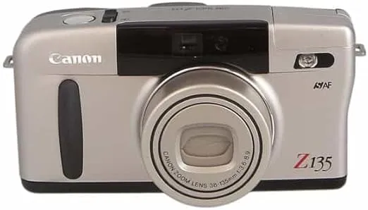 Canon SureShot Z135 35MM Point and Shoot Film Camera with built-in Flash and auto film rewinder as well as zoom lens. (Renewed)