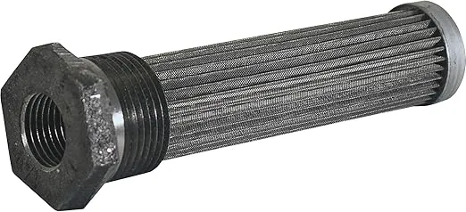 Buyers Products SW2001253 Thru-Wall Sump Strainer 2 Inch NPT Male Thread To 1-1/4 Inch NPT Port Thread With Zinc-Plated Bushing, Truck & Trailer Hydraulic Accessories