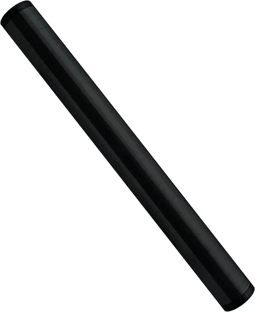 Westbrass D419-62 1-1/4" OD x 12" Threaded Tailpiece, Matte Black