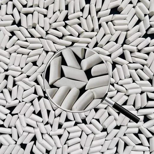 8 LBS 3/16" X 3/8" Rock Tumbling Ceramic Pellets Filler Media for All Type Tumblers -Use with Rock Polishing Grit, Protects Rocks, Improves Tumbling, Reusable, Rock Tumbling Supplies