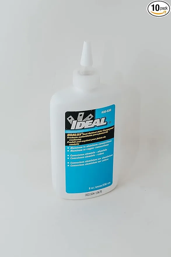 Ideal 30-030, Noalox Anti-Oxidant 8Oz Bottle, 10 pcs
