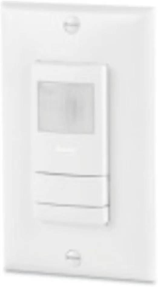 Sensor Switch WSX WH LED Passive Infrared Wall Switch Occupancy Sensor, Single Relay, White