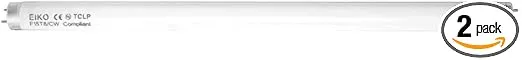 Camco Camper/RV Fluorescent Light Bulb | Features a 15 Watt LF15T8/CW Style Replacement Light Bulb | 18-Inches, 2-Pack (54878)