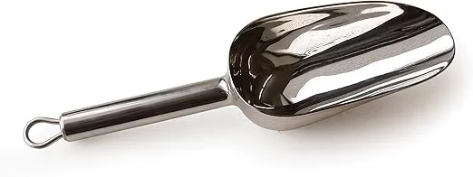 RSVP International Endurance Stainless Steel Measuring Scoop Collection, 0.25-Cup