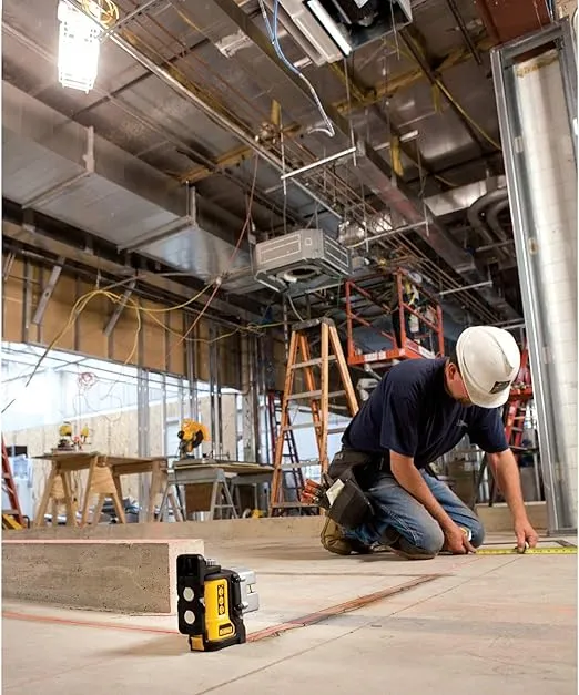 DEWALT Line Laser, Self-Leveling, Black, 3-Beam (DW089K)