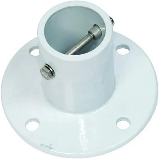 S.R. Smith 75-209-5000 Deck-Mounted Anchor Individual flange, White