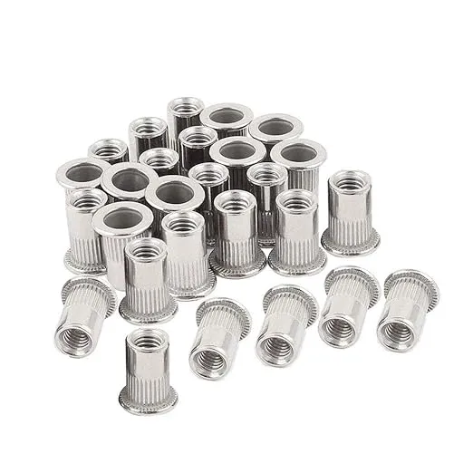 40pcs 10-24 Rivet Nuts Stainless Steel Threaded Rivet Insert Nuts Rivnuts Nutsert 10-24UNC