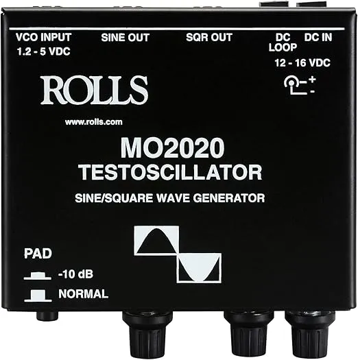Rolls MO2020 Testoscillator Sine/Square Wave Generator