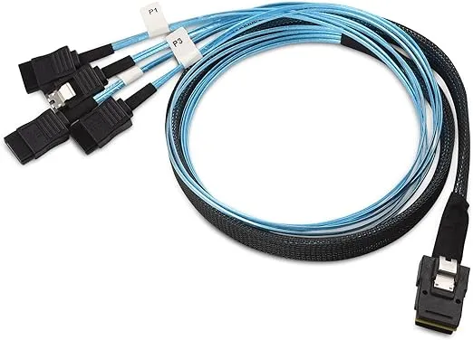 Cable Matters Internal Mini SAS to SATA Cable 3.3 Feet (SFF-8087 to SATA Forward Breakout)