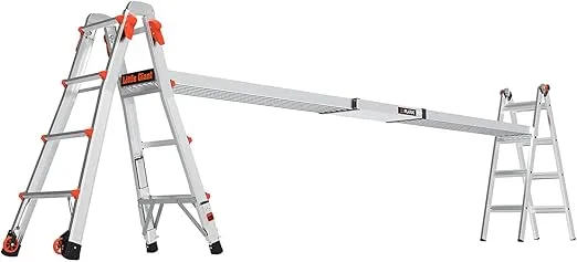 Little Giant Ladder Systems 11813 8-13 ft Telescoping Plank, 8' -13', Gray
