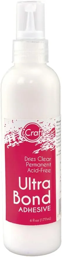 iCraft Ultra Bond Dries Clear Adhesive 6 Oz Fine Tip