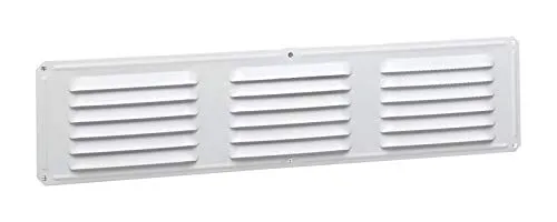 Air Vent 4 in. H x 16 in. L White Aluminum Undereave Vent - Total Qty: 24
