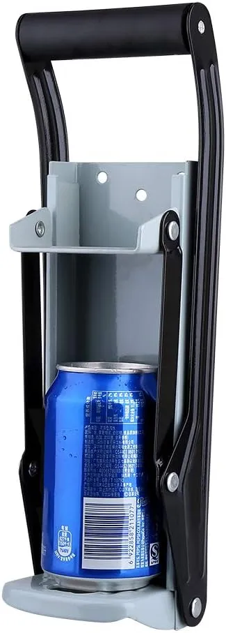 Metal Can Crusher 16oz Aluminum Can Crusher for Recycling Wall Mounted Smasher Crushes Can Crusher Bottle Opener for Soda Cans Beer Cans Water Bottles