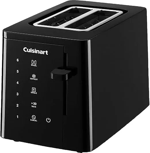 Cuisinart CPT-T20 2-Slice Touchscreen Toaster,1.5 ounce, Black