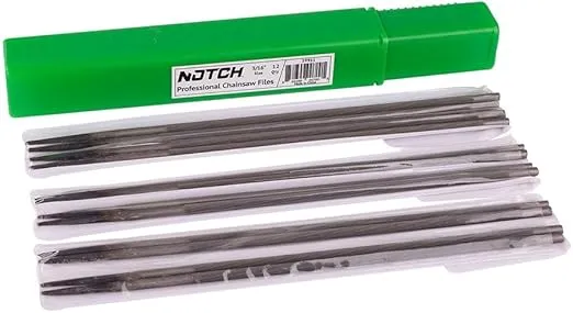 Notch 3/16” Chainsaw Files (Box of 12)