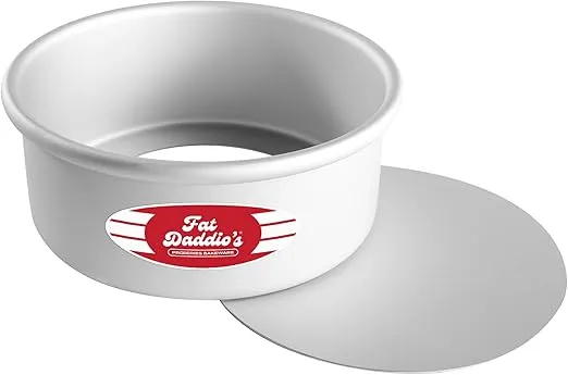 Fat Daddio's PCC-73 Cheesecake/Cake Pan 7 x 3 Inch