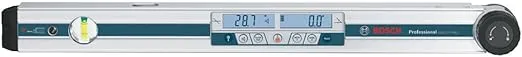 BOSCH GAM 270 MFL 5-in-1 Digital Angle Finder and Inclinometer, Includes Leg Extension, 4 AA Batteries, & Carrying Case