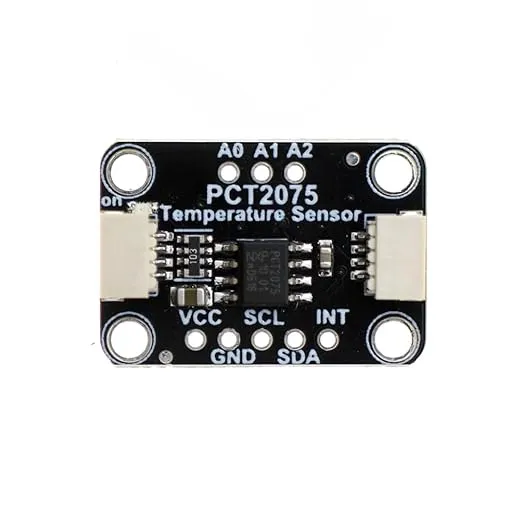 HiLetgo PCT2075 Temperature Sensor 11 Bit Higher Accuracy ADC Measurement I2C Temperature Sensor Compatible to QT/Qwiic with Pins