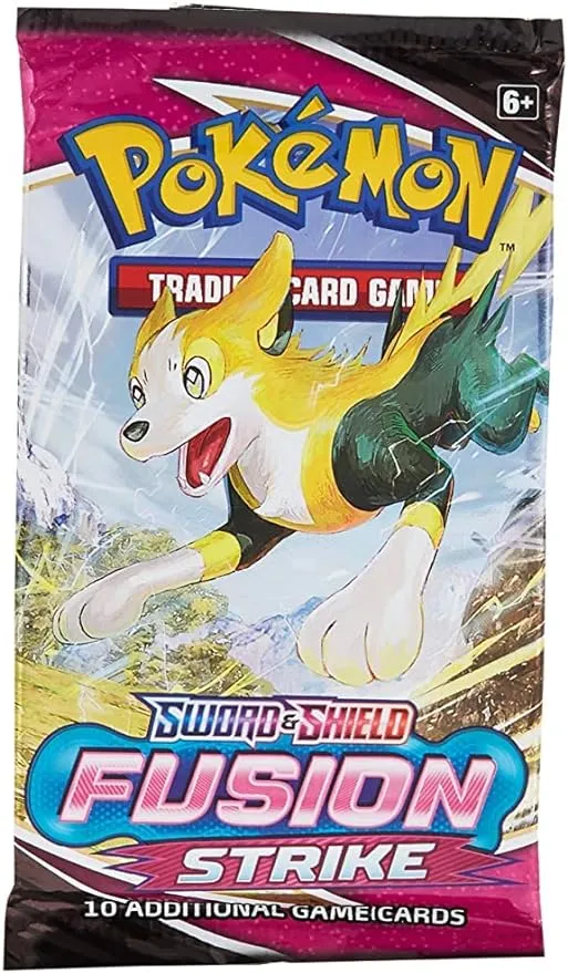 Pokemon TCG: Sword & Shield-Fusion Strike Sleeved Booster Pack (10 Cards)