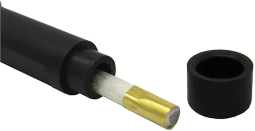 K Tool International 70550 Automotive Glass Fiber Sanding Pen with Extra Sanding Point for Garages, Repair Shops, and DIY, 20,000 + Fibers per Tip, Portable, Black