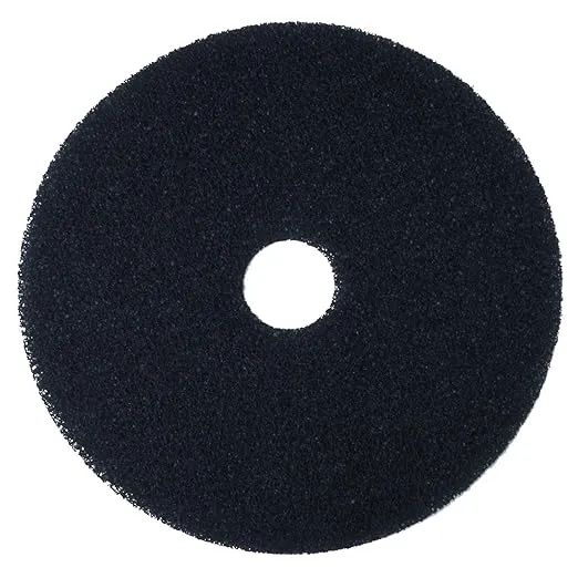 3M Black Stripper Pad 7200, 20 in, 5/Case
