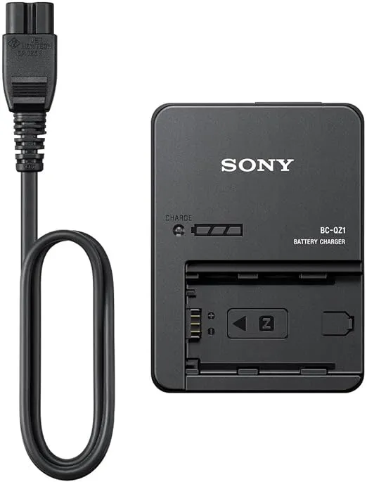 Sony BCQZ1 Z-Series Battery Charger, Black