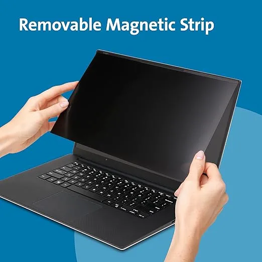 Kensington MagPro™ Magnetic Laptop Privacy Screen 15.6 inch Compatible with HP/Dell/Acer/Asus/Lenovo, Removable 16:9 Laptop Privacy Filter Shield, Anti-Glare, Blue Ray Reduction (K58353WW)