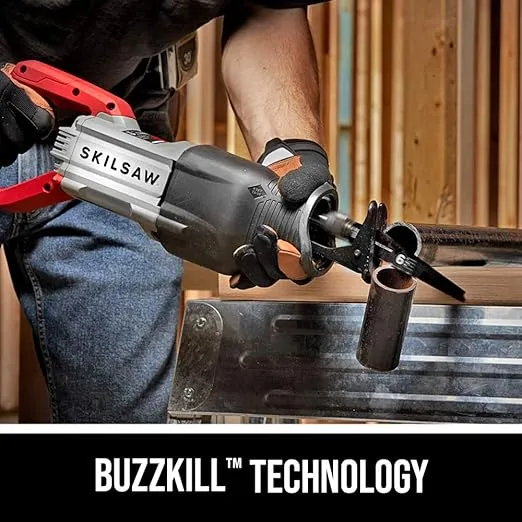 SKIL 13 Amp Corded Reciprocating Saw with Buzzkill Technology - SPT44A-00