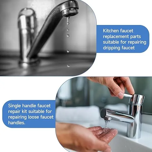 Kitchen Faucet Repair Kit, 93980 Handle Mechanism Kit Replacement Parts for Moen One-Handle Kitchen Faucet Repairs
