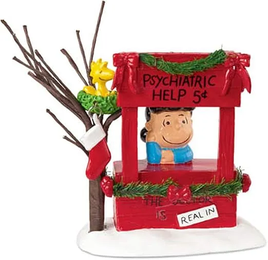 Department 56 Peanuts Village Lucy is in Accessory Figurine