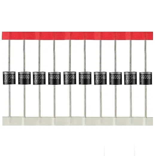 BOJACK 20SQ050 20A 50V Schottky Blocking Diode, Rectifiers Diode,Diode Axial for Solar Panel(Pack of 20 Pcs)