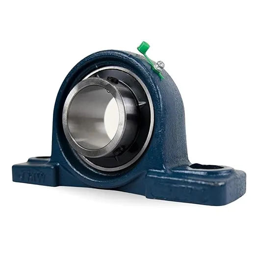 Jeremywell UCP210-31 Pillow Block Bearing (2 Pack), 1-15/16 inch Bore, 2 Bolt Flange Mounted, Solid Cast Iron Base, Self-Alignment