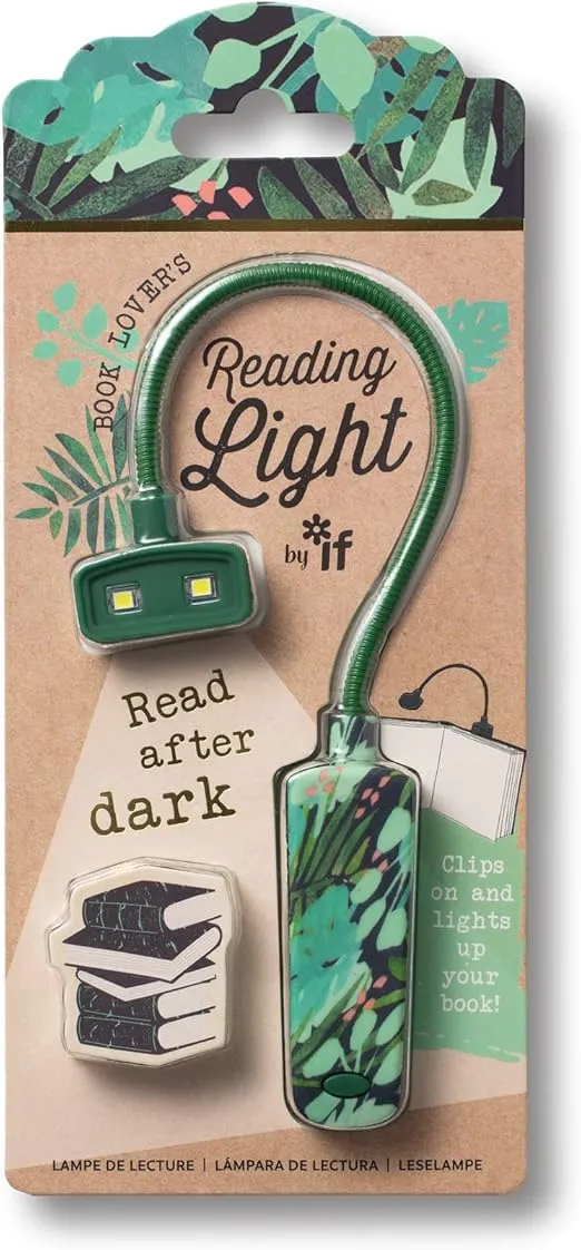 IF Book Lover's Reading Light - Botanical, Green