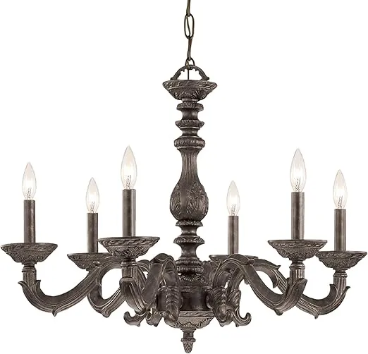 Paris Market 6 Light Venetian Bronze Chandelier