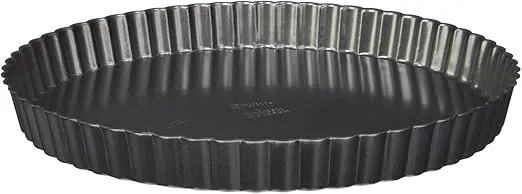 Wilton Excelle Elite Non-Stick - Non-Stick Tart and Quiche Pan with Removable Bottom, 9-Inch, Steel