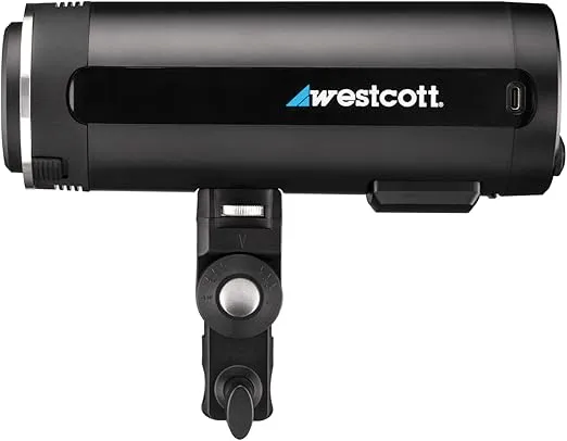 Westcott FJ200 Round Head Pocket Strobe with 1.3 sec. Recycle Time, TTL, HSS and Includes Tilter Bracket, 30-Degree Honeycomb Grid with Gel Clip and Travel Case