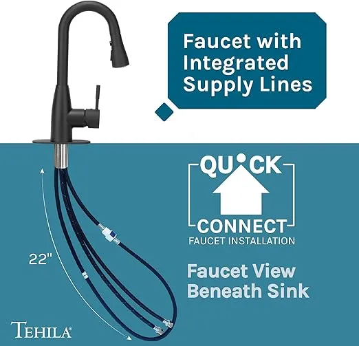 Grey Space Saver Utility Sink by JS Jackson Supplies, Freestanding Tehila Space Saving Laundry Tub, Matte Black Pull-Down Faucet, Soap Dispenser